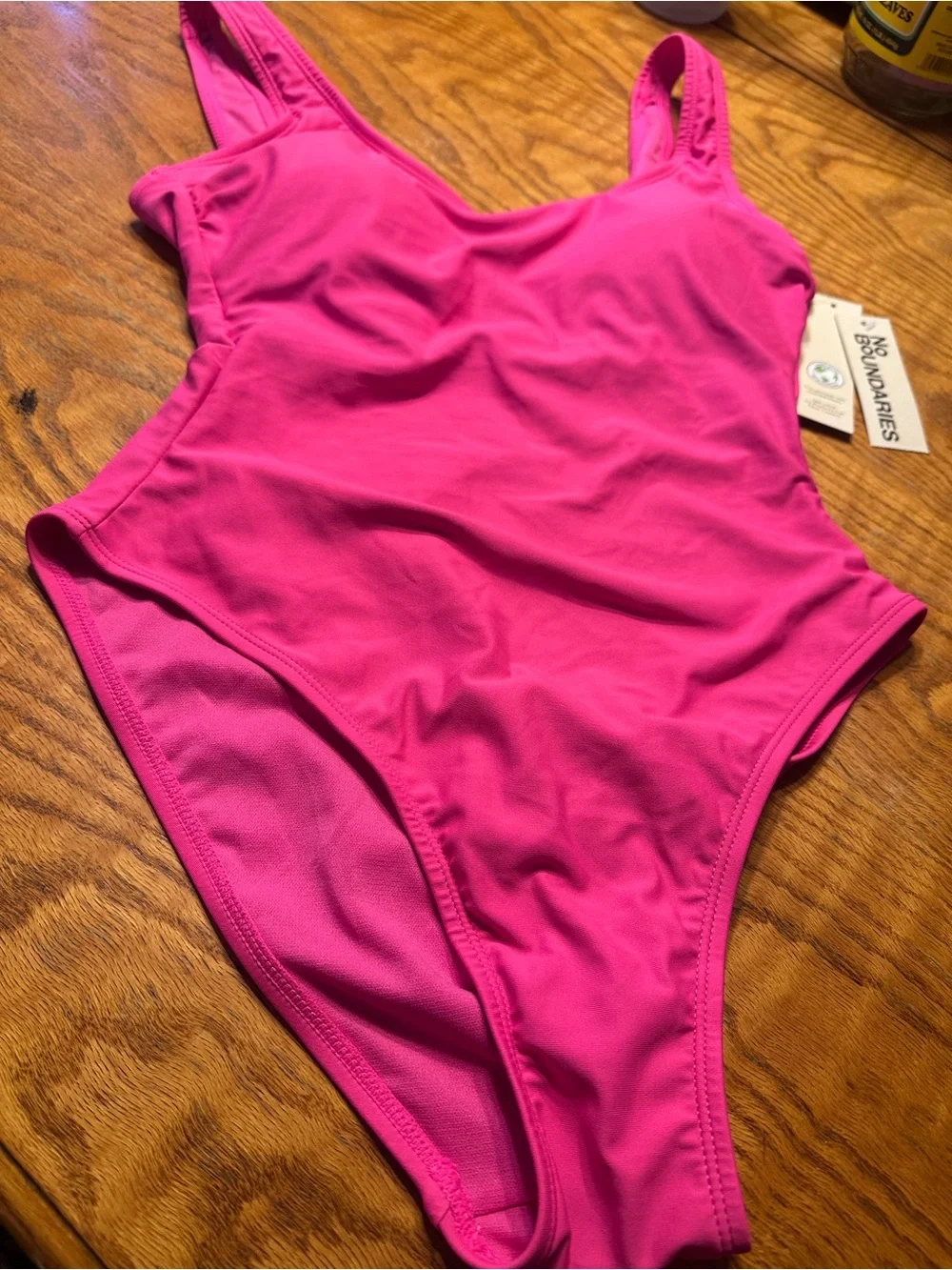 No Boundaries Vibrant Pink One-Piece Swimsuit